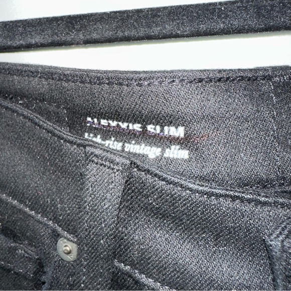 AG Adriano Goldschmied Alexxis Slim Distressed Jeans in Blackboard Size 27R - Picture 13 of 13